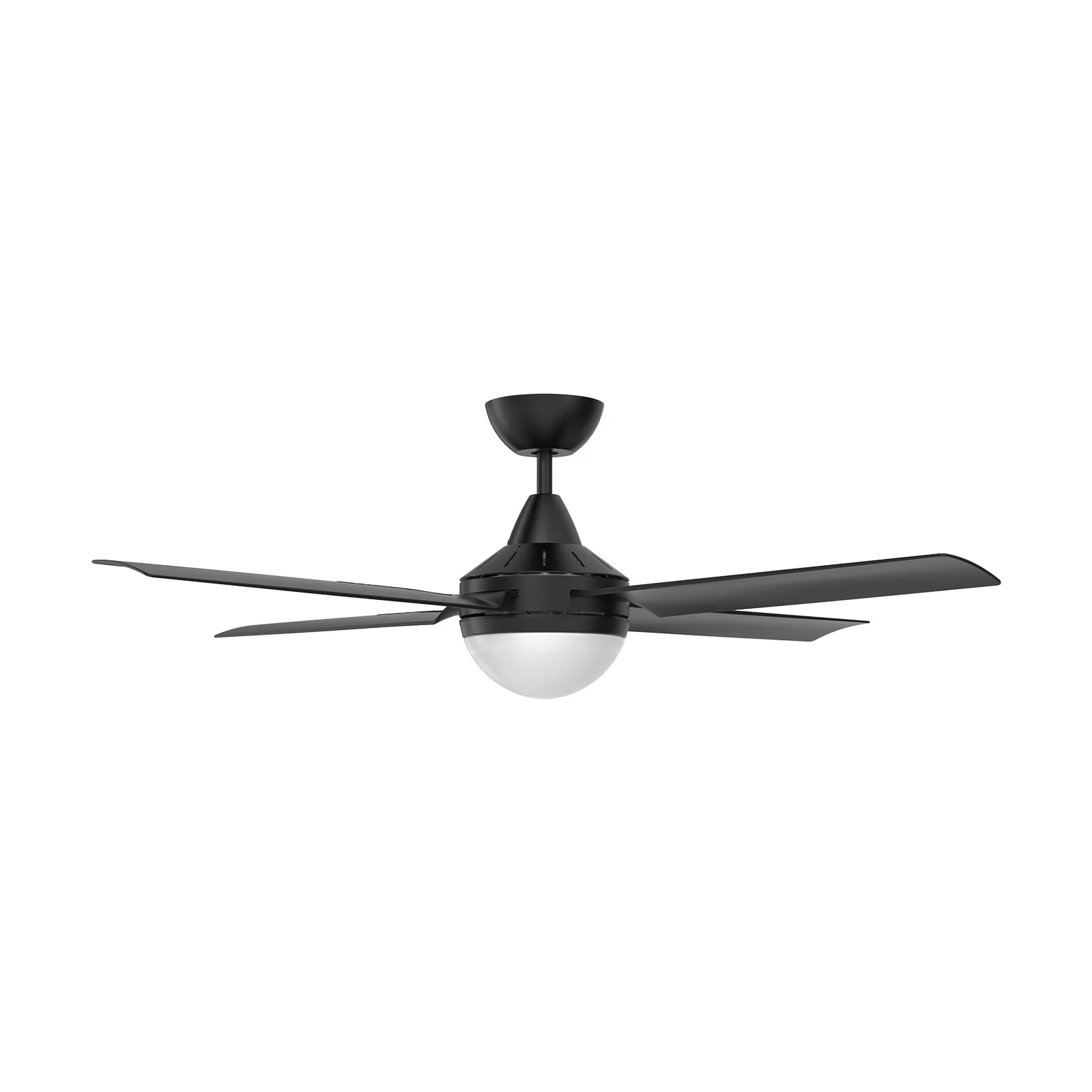 Brilliant 52” AC Black Cairns Ceiling Fan With B22 Light - Image 4